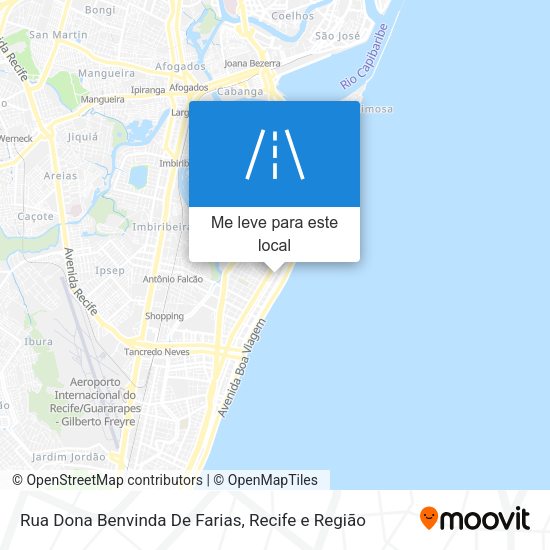 Rua Dona Benvinda De Farias mapa