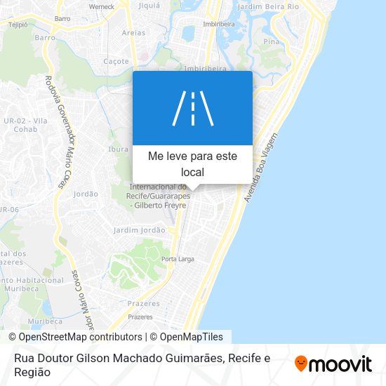 Rua Doutor Gilson Machado Guimarães mapa