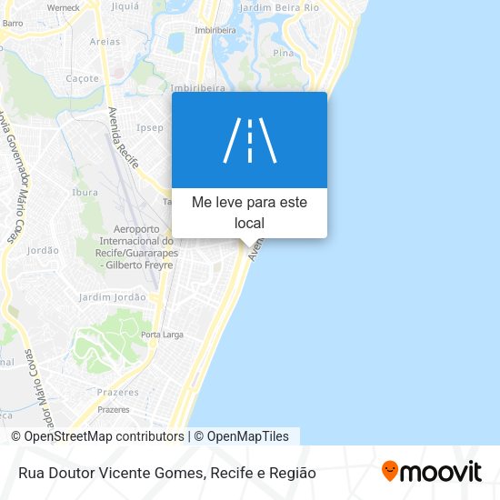 Rua Doutor Vicente Gomes mapa