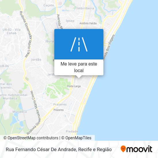 Rua Fernando César De Andrade mapa
