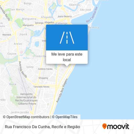 Rua Francisco Da Cunha mapa