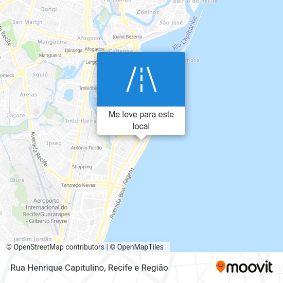 Rua Henrique Capitulino mapa