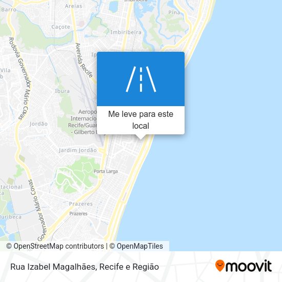 Rua Izabel Magalhães mapa