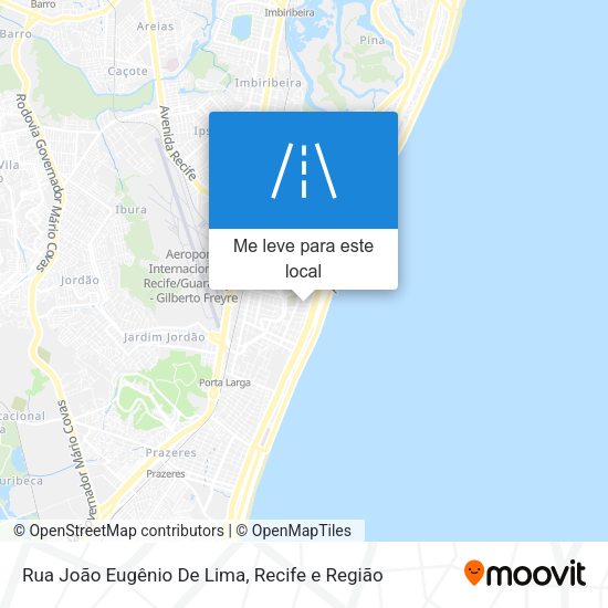 Rua João Eugênio De Lima mapa
