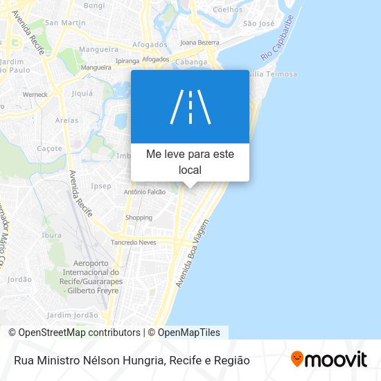 Rua Ministro Nélson Hungria mapa