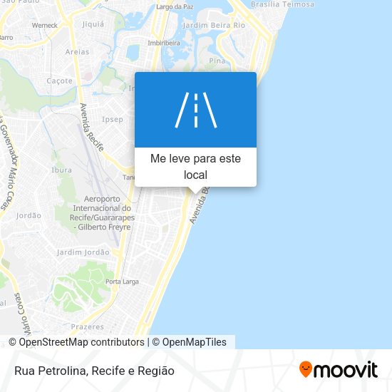 Rua Petrolina mapa