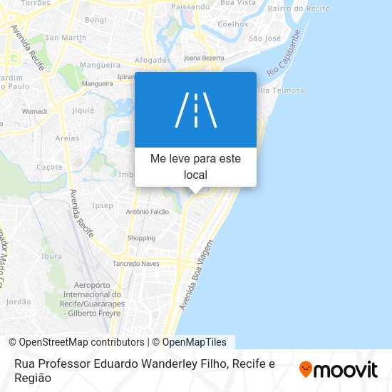 Rua Professor Eduardo Wanderley Filho mapa