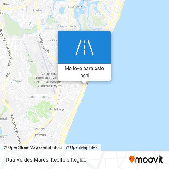 Rua Verdes Mares mapa
