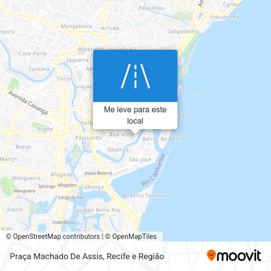 Praça Machado De Assis mapa