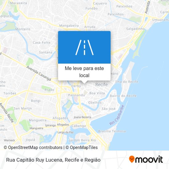 Rua Capitão Ruy Lucena mapa