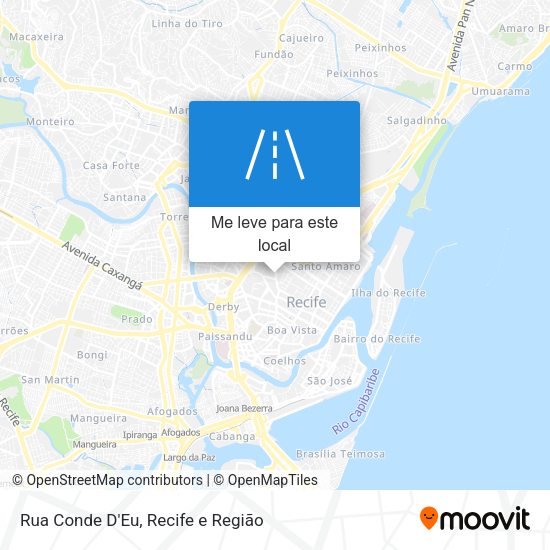 Rua Conde D'Eu mapa