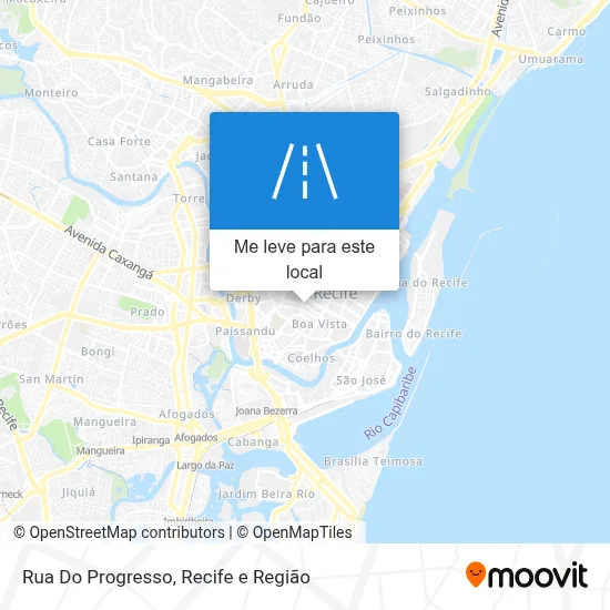 Rua Do Progresso mapa