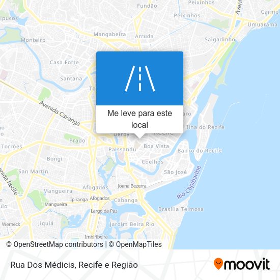 Rua Dos Médicis mapa