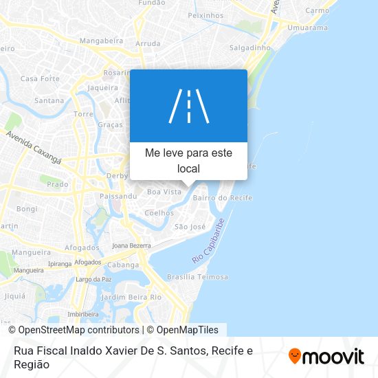 Rua Fiscal Inaldo Xavier De S. Santos mapa