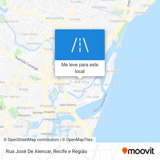 Rua José De Alencar mapa