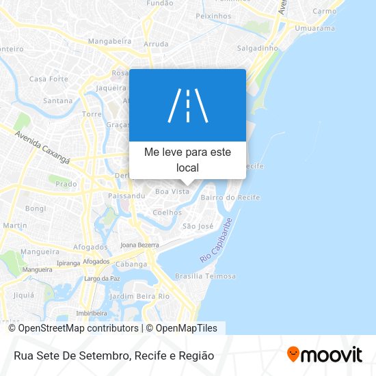 Rua Sete De Setembro mapa