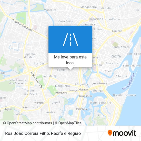 Rua João Correia Filho mapa