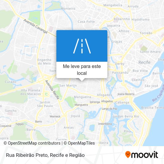 Rua Ribeirão Preto mapa