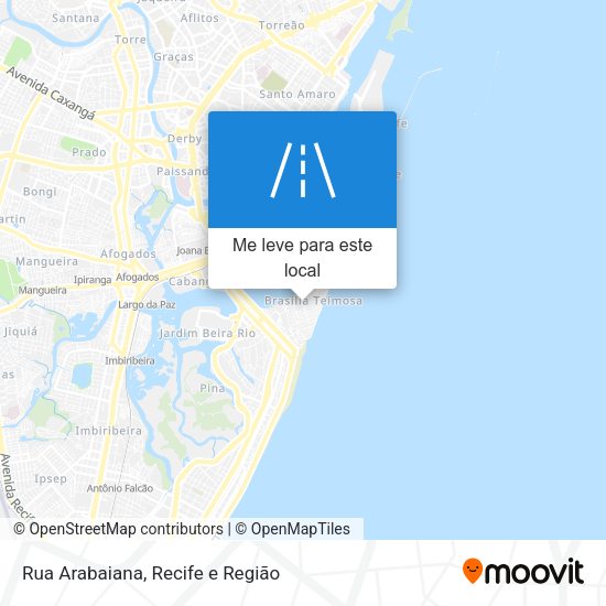 Rua Arabaiana mapa