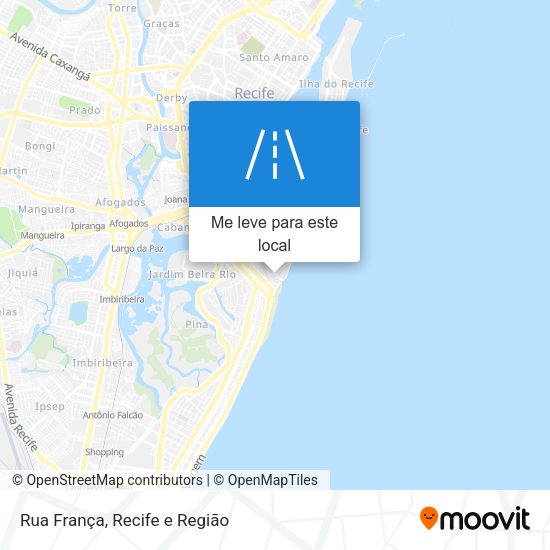 Rua França mapa