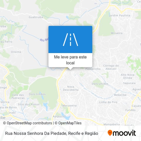 Rua Nossa Senhora Da Piedade mapa