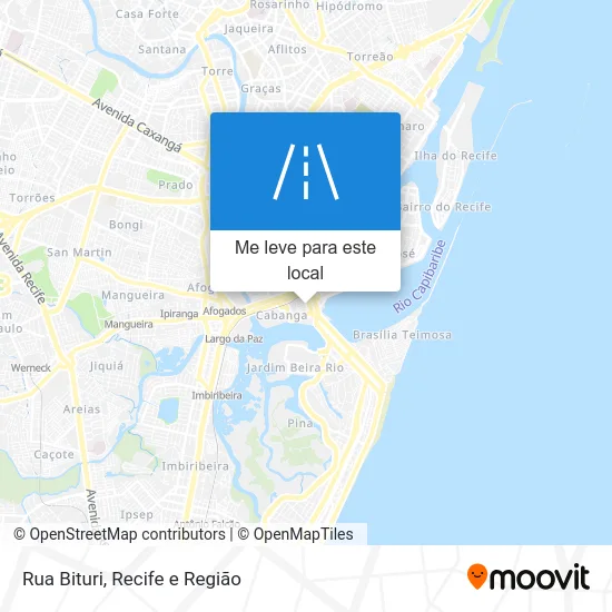 Rua Bituri mapa