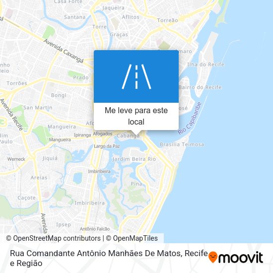Rua Comandante Antônio Manhães De Matos mapa