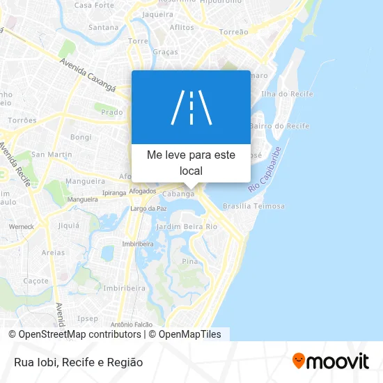 Rua Iobi mapa