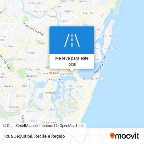 Rua Jequitibá mapa