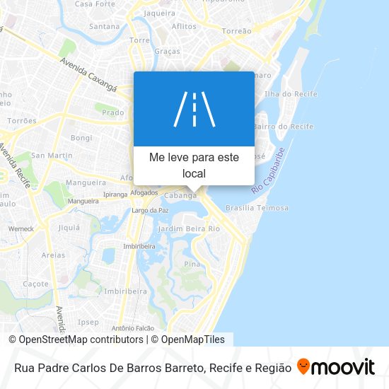 Rua Padre Carlos De Barros Barreto mapa