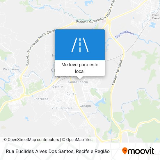 Rua Euclídes Alves Dos Santos mapa