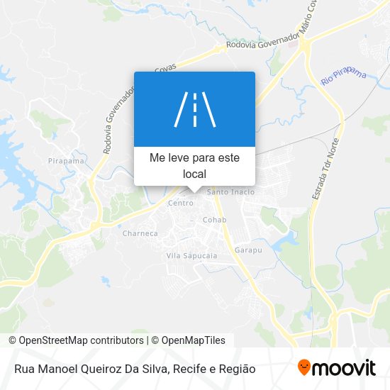 Rua Manoel Queiroz Da Silva mapa