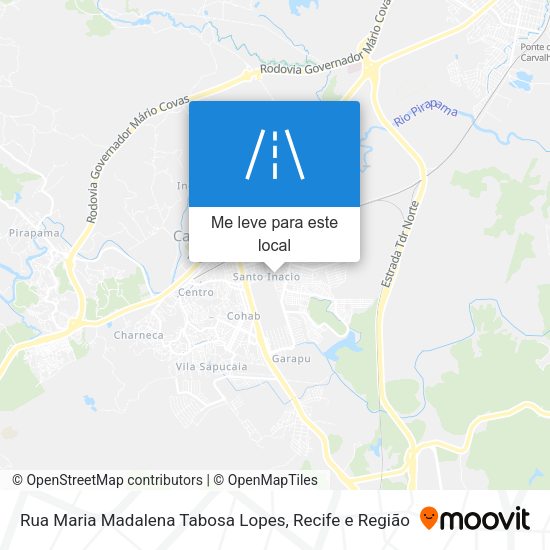 Rua Maria Madalena Tabosa Lopes mapa