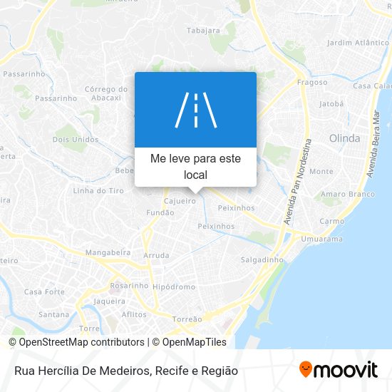 Rua Hercília De Medeiros mapa