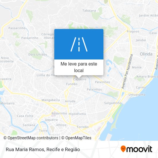 Rua Maria Ramos mapa