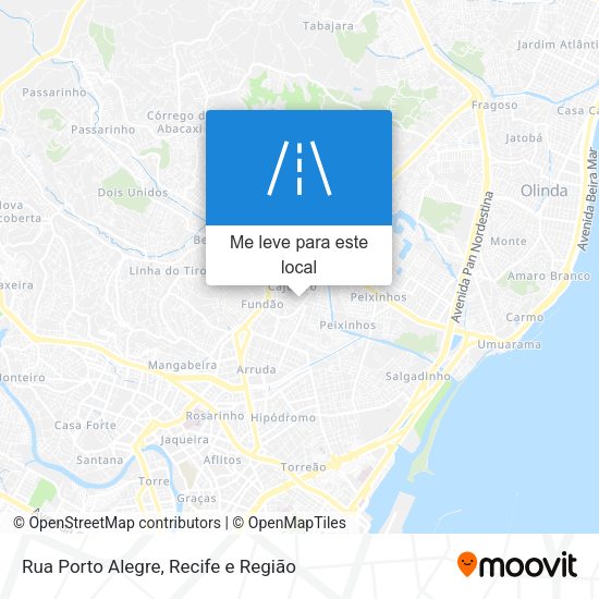 Rua Porto Alegre mapa