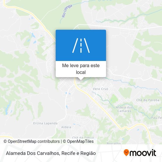 Alameda Dos Carvalhos mapa