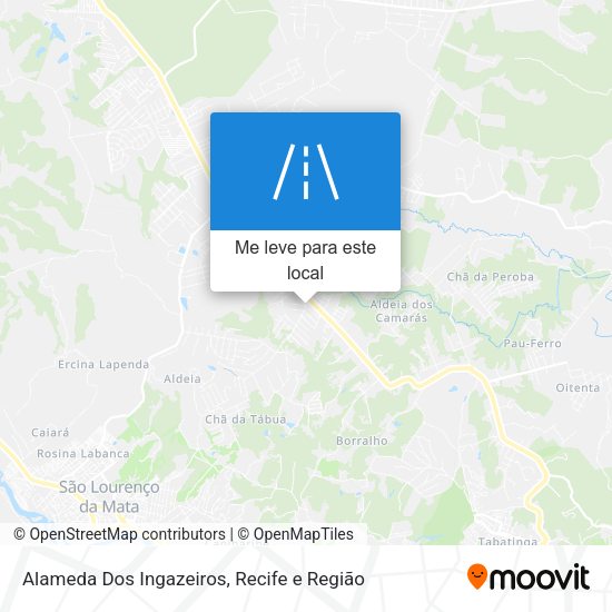 Alameda Dos Ingazeiros mapa