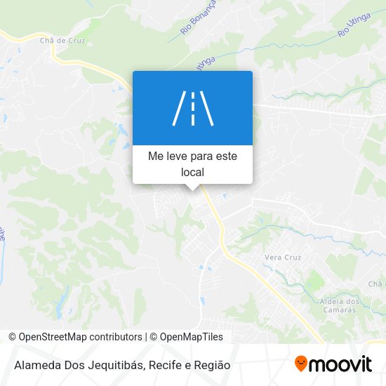 Alameda Dos Jequitibás mapa