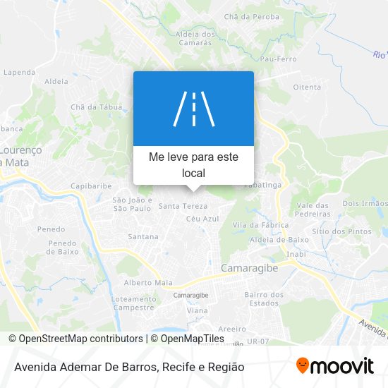 Avenida Ademar De Barros mapa