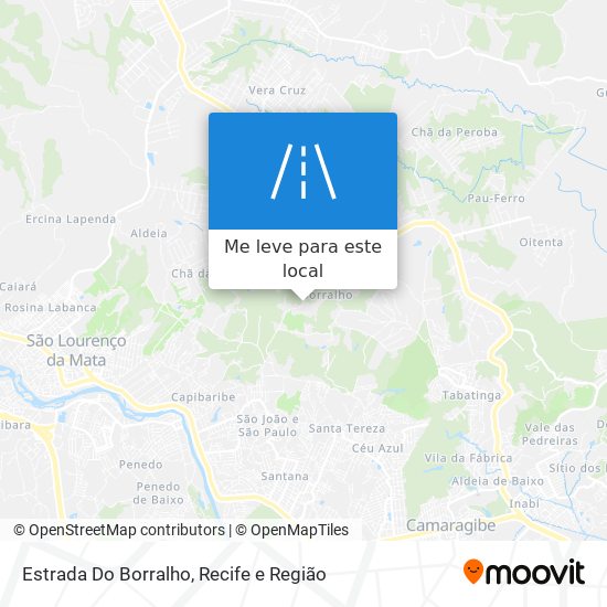 Estrada Do Borralho mapa