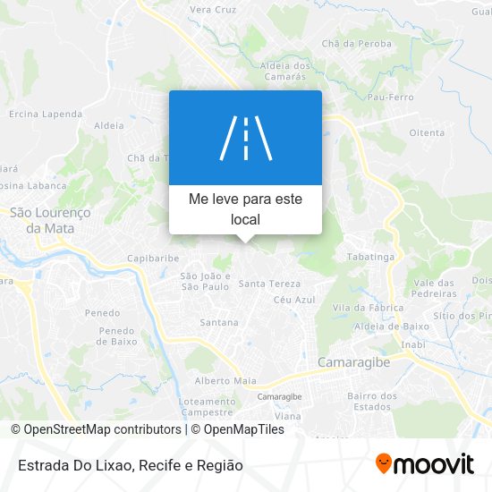 Estrada Do Lixao mapa
