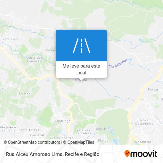 Rua Alceu Amoroso Lima mapa