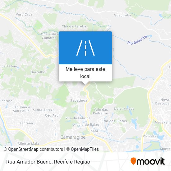 Rua Amador Bueno mapa