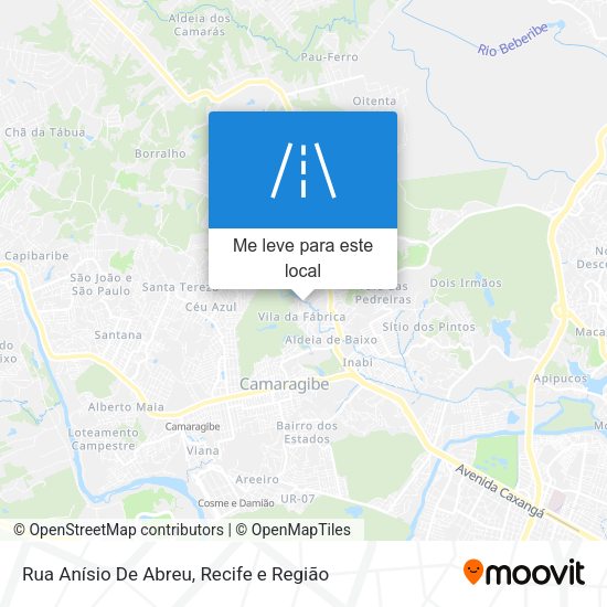 Rua Anísio De Abreu mapa