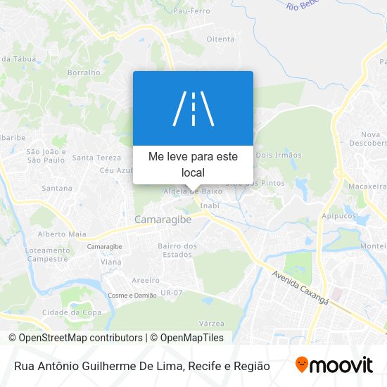 Rua Antônio Guilherme De Lima mapa