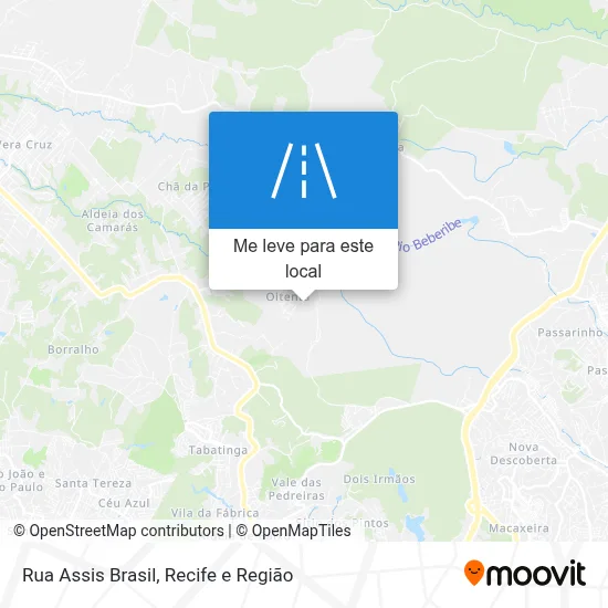Rua Assis Brasil mapa