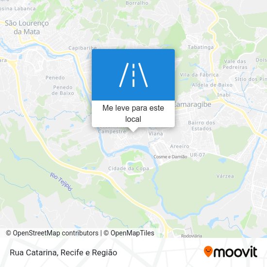 Rua Catarina mapa