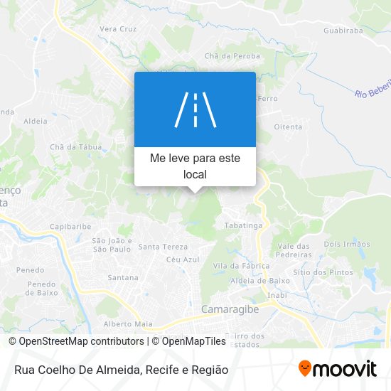 Rua Coelho De Almeida mapa