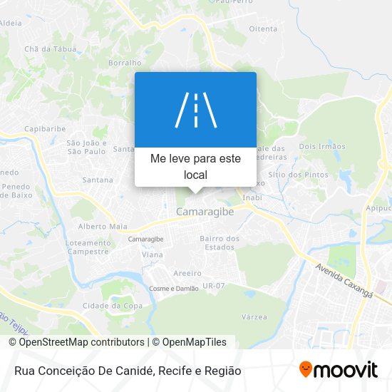 Rua Conceição De Canidé mapa
